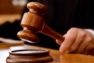 Ilustrasi hakim sidang di pengadilan.