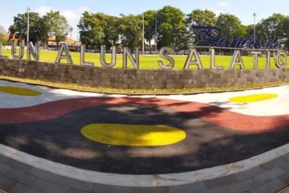 Alun-alun Pancasila Kota Salatiga.