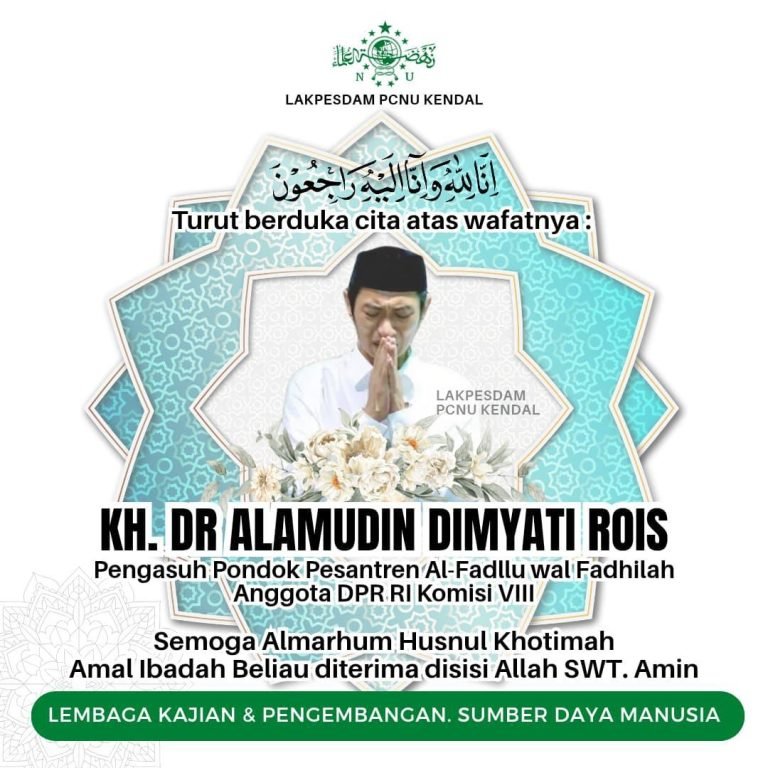 Kabar duka meninggalnya Gus Alam.