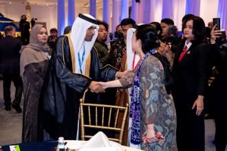 Ketua DPR RI Puan Maharani menghadiri jamuan makan malam Uni Parlemen Negara-Negara Anggota Organisasi Kerjasama Islam atau Parliamentary Union of the OIC Member States (PUIC) ke-19 di Museum Nasional, Jakarta Pusat. Minggu (11/5/2025).