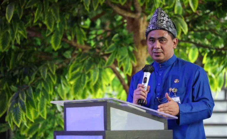 Wagub Jateng Taj Yasin membuka talkshow seputar kurban di Studio Kalipancur Central Park, Semarang, Kamis (22/5/2025).