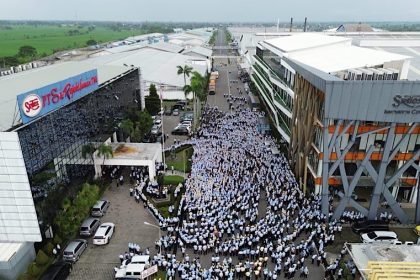 Pabrik tekstil Sritex saat masih beroperasi.