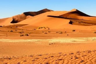 Ilustrasi gurun pasir.