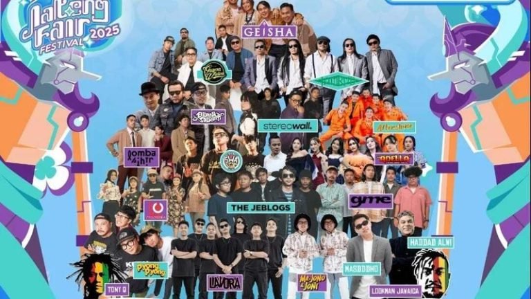 Band yang bakal tampil di Jateng Fair 2025. (Instagram PRPP)