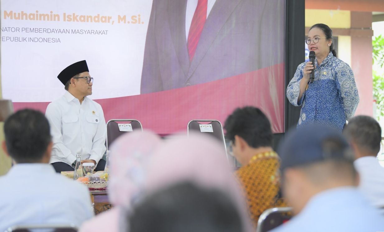 Wali Kota Semarang, Agustina Wilujeng, memaparkan upaya Pemkot Semarang, entaskan kemiskinan.