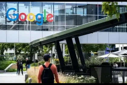 Ilustrasi kantor pusat Google.