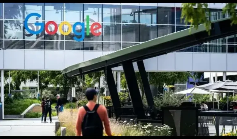 Ilustrasi kantor pusat Google.