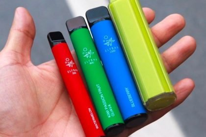 Ilustrasi vape sekali pakai.