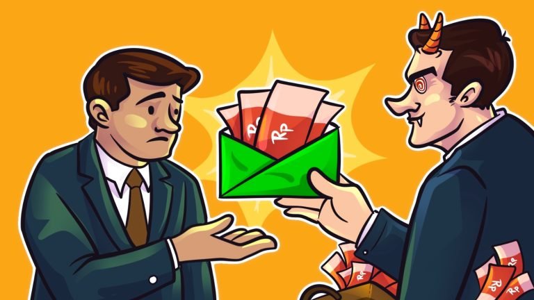 Ilustrasi tindak pidana suap dan korupsi. (narakita/grafis/tera)