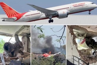 Pesawat India Air yang jatuh kecelakaan pada 12 Juni 2025. Diduga pilot sengaja mematikan sklar bahan bakar sesaat setelah lepas landas. Foto: dok/ist