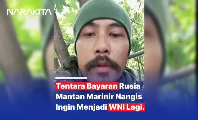 Tentara bayaran Rusia dalam perang melawan Ukraina, Satria Arta Umbara, menangis ingin jadi WNI lagi.