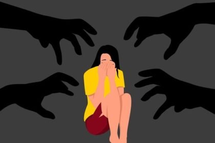 Ilustrasi korban pelecehan atau kekerasan seksual.