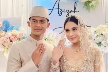 Foto dokumentasi pernikahan Pratama Arhan dan Azizah Salsha.