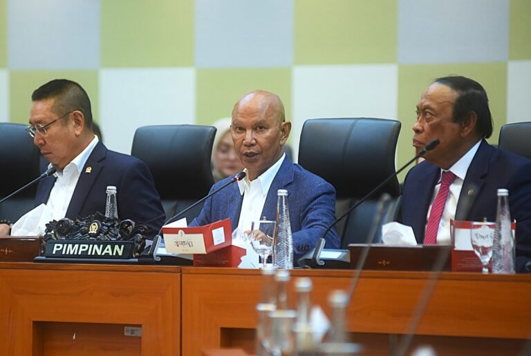 Ketua Banggar DPR RI Said Abdullah saat rapat dengan Kementerian Keuangan RI di Gedung Parlemen Senayan Jakarta, Selasa (19/8/2025). Foto: dok.