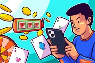 Ilustrasi judi online (judol). (grafis/tera).