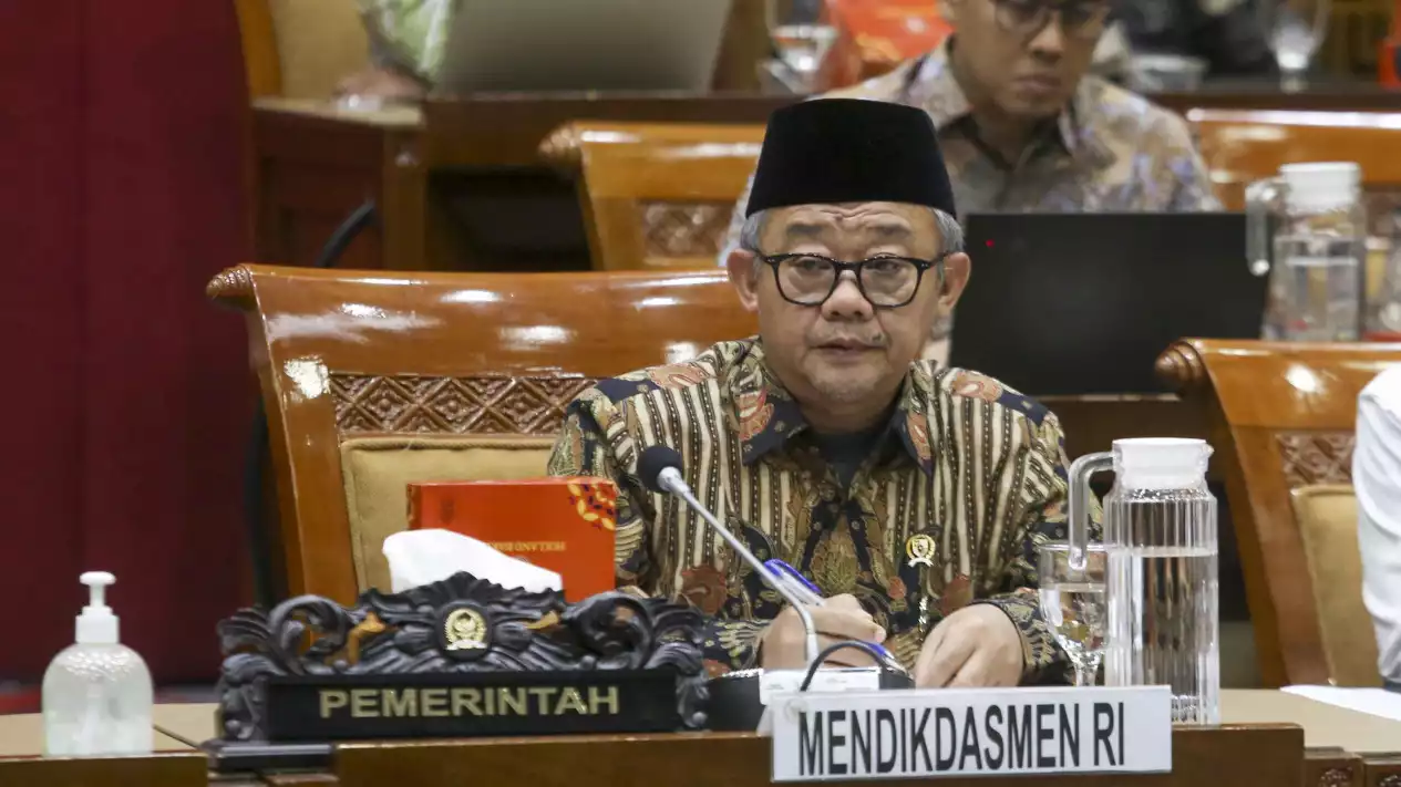 Menteri Pendidikan Dasar dan Menengah (Mendikdasmen) Abdul Mu'ti.