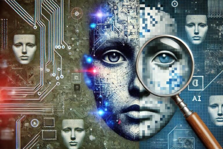 Ilustrasi teknologi deepfake AI.