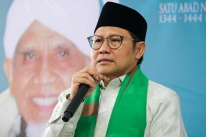 Menko PMK yang juga Ketua Umum PKB, Abdul Muhaimin Iskandar alias Cak Imin.