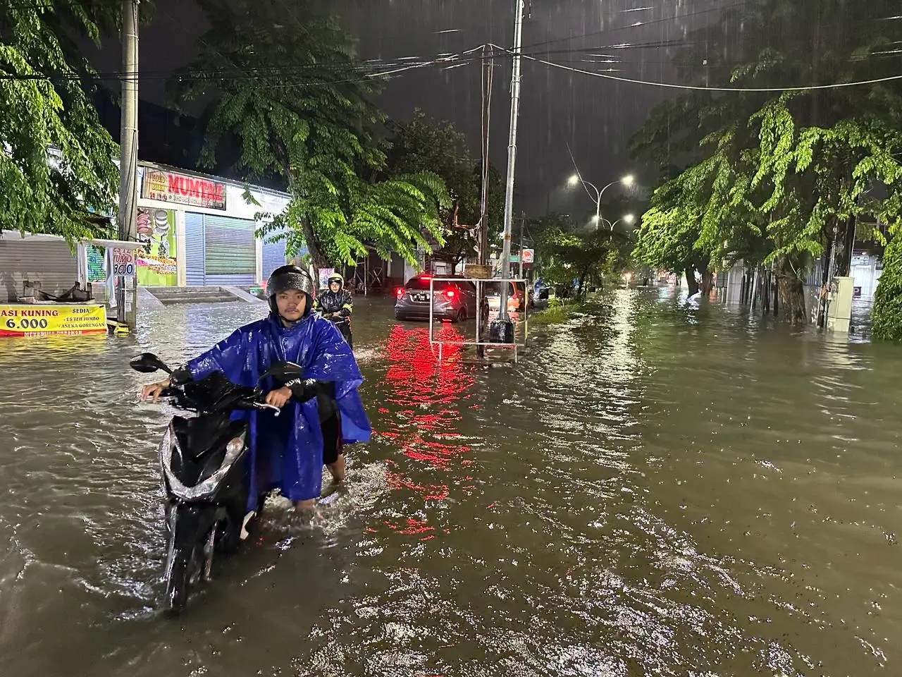 Ilustrasi banjir merendam sejumlah titik di Kota Semarang.