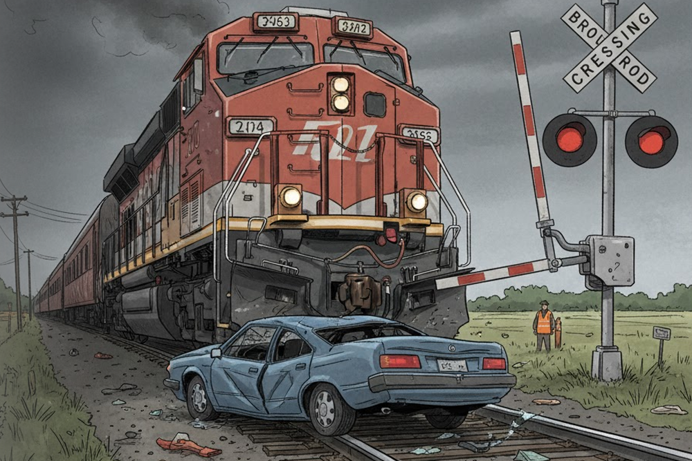 Ilustrasi mobil penumpang tertemper kereta. (wahyu/grafis)