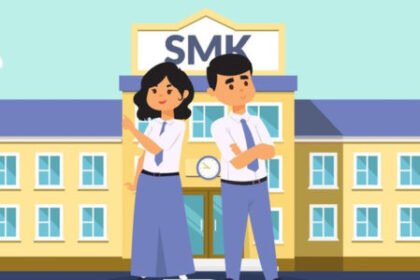 Ilustrasi siswa SMK.