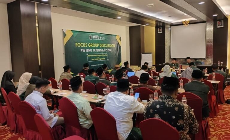 FGD PW ISNU Jateng dan PC ISNU se-Jateng di Hotel Atria, Magelang.