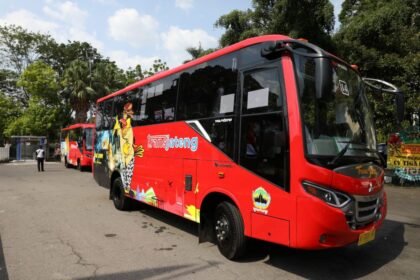 Ilustrasi armada BRT Trans Jateng.