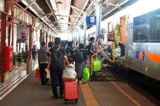 Suasana di Stasiun KA wilayah Daop 4 Semarang. Foto: Dok. KAI