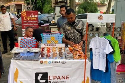 Karya buatan napi Lapas Semarang dipajang pada Pameran Kreator Semarang di Kota Lama. (ist)