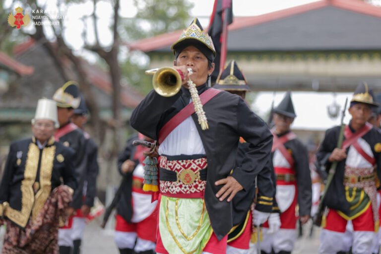 Ilustrasi prajurit Keraton Ngayoyakarta Hadiningrat.