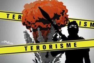 Ilustrasi pelaku teror yang berafiliasi pada jaringan teroris.