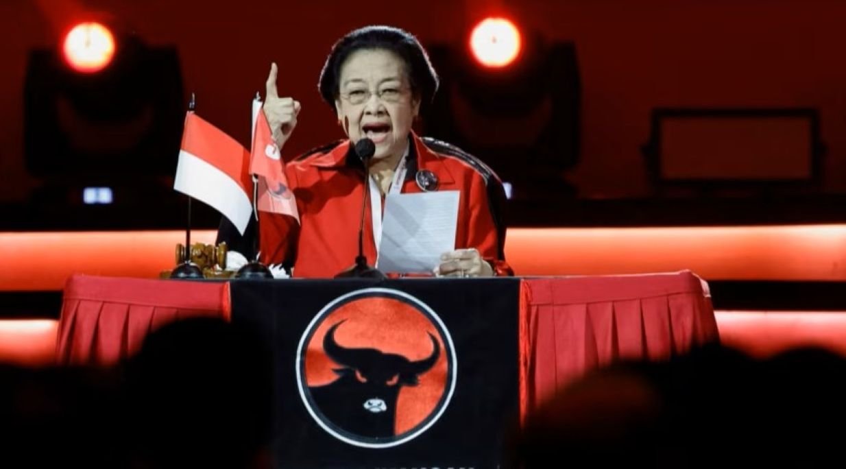 Ketua Umum Partai Demokrasi Indonesia Perjuangan (PDIP), Megawati Soekarnoputri.