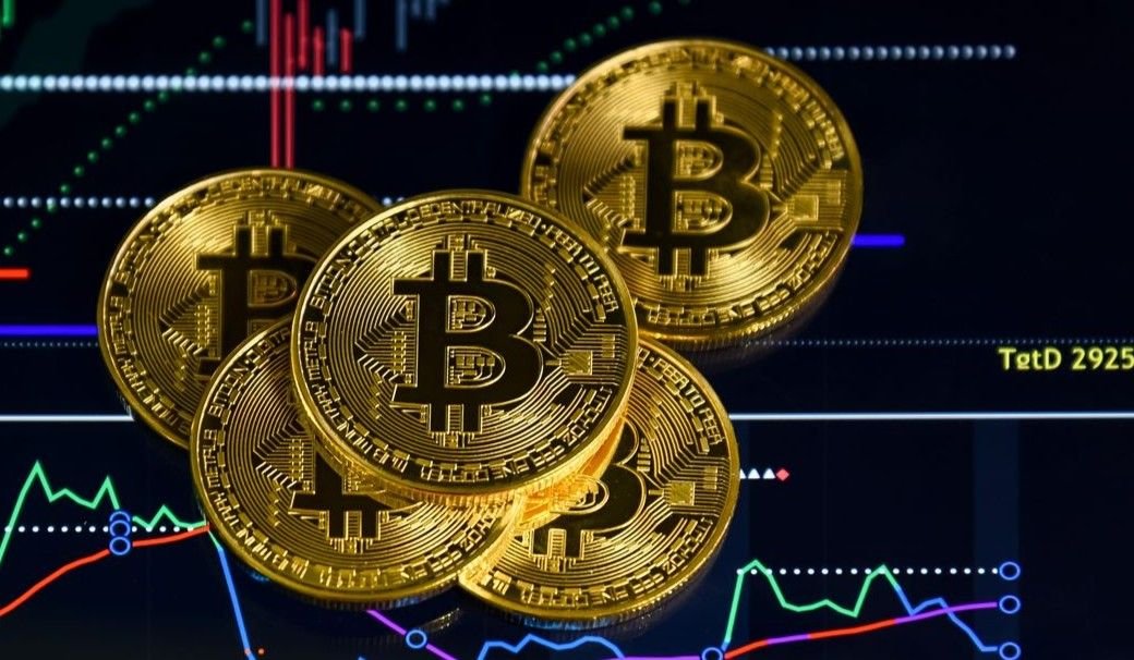 Ilustrasi aset kripto, Bitcoin.