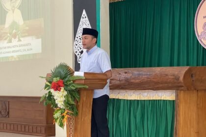 Wali Kota Solo Respati Ardi meresmikan Gedung Pagelaran GKJ Danakusuman Surakarta, Jumat (6/2/2026).