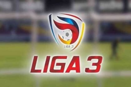 Ilustrasi kompetisi sepak bola Liga 3.