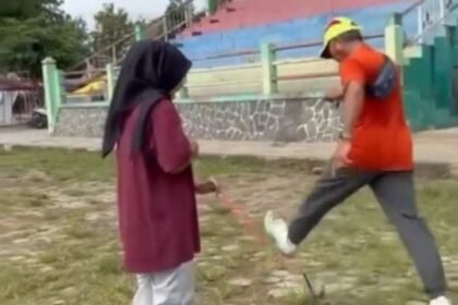 Peristiwa viral di Blora insiden pria menendang kucing. Foto: ist