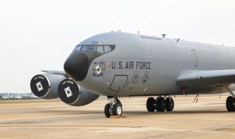 Ilustrasi pesawat tanker Boeing KC-135 Stratotanker milik militer Amerika Serikat (AS).