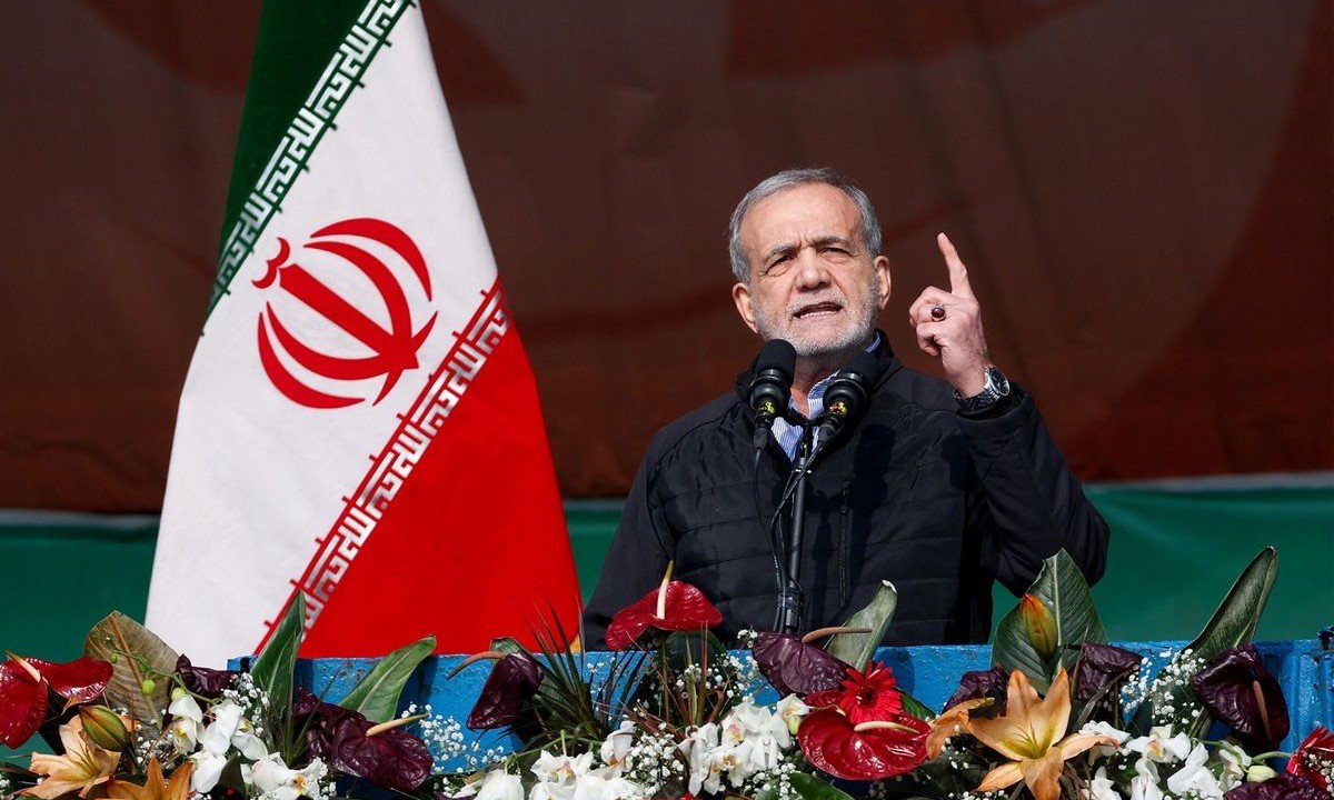 Presiden Iran, Masoud Pezeshkian.