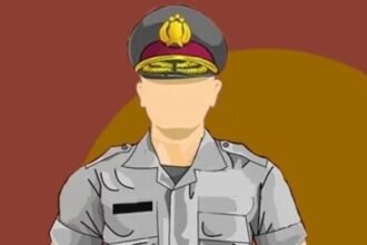 Ilustrasi oknum anggota Kepolisian Republik Indonesia (Polri) alias polisi.