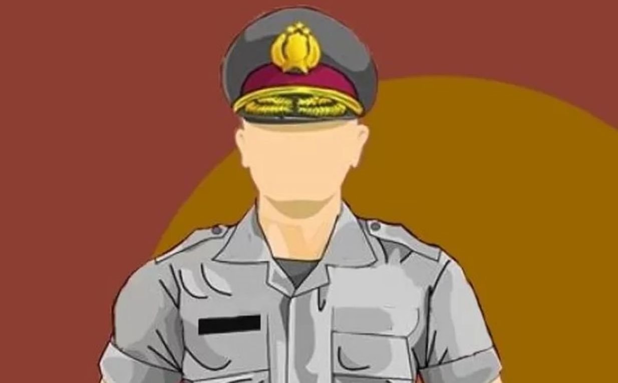 Ilustrasi oknum anggota Kepolisian Republik Indonesia (Polri) alias polisi.
