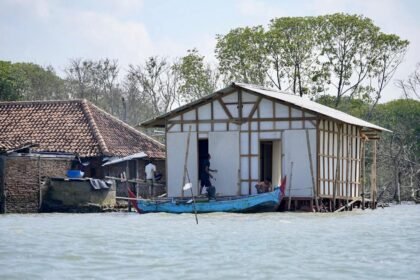 Rumah apung untuk Mak Jah, penjaga kelestarian mangrove di Desa Bedono, Sayung, Demak.
