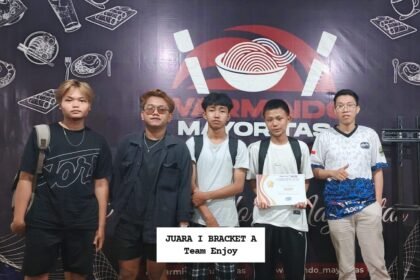 Gamers muda dari Tim Enjoy menangkan Turnamen Free Fire mode Clash Squad 4v4 di Semarang, Minggu (26/4/2026).