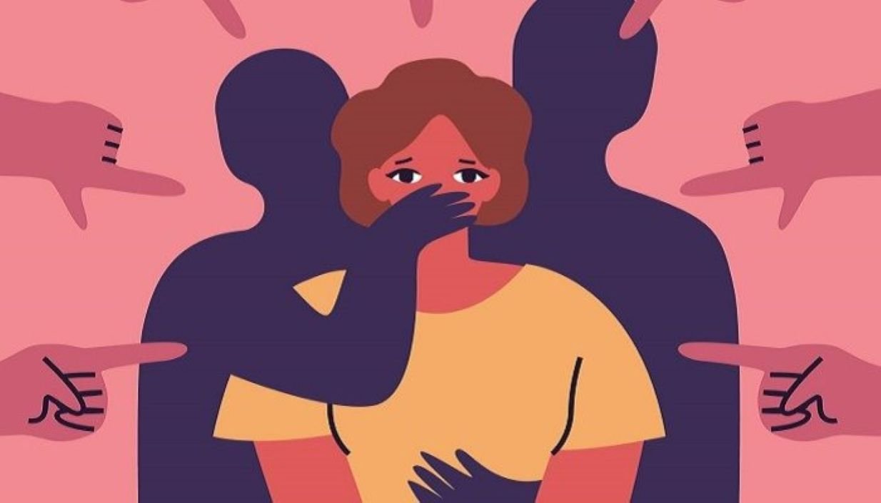 Ilustrasi korban pelecehan seksual dibungkam.