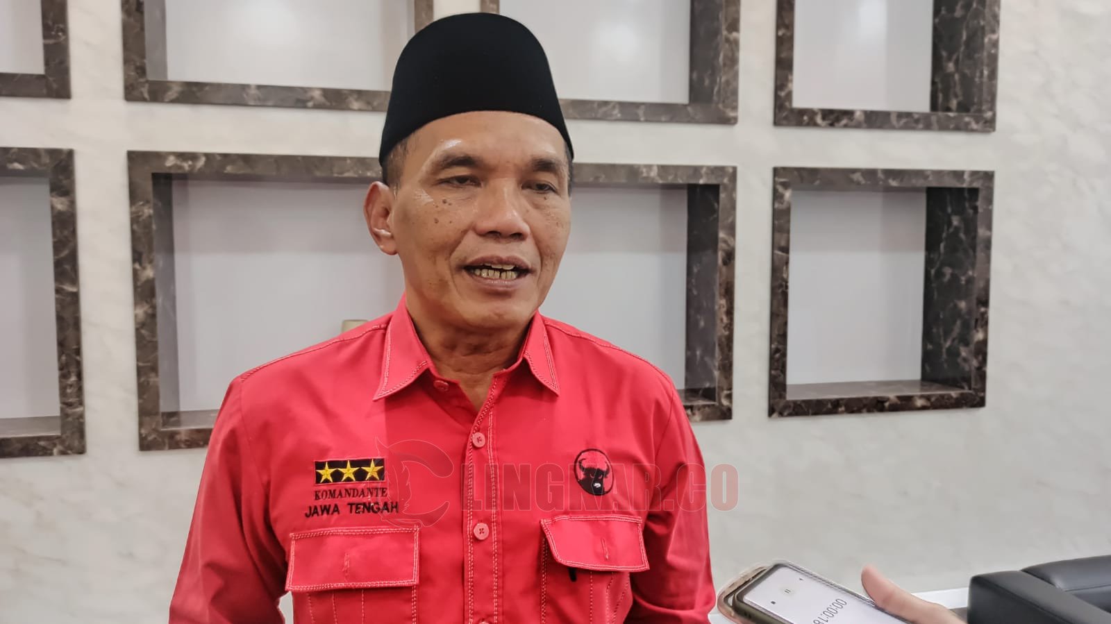 Sekretaris DPD PDIP Jateng, Sumanto.