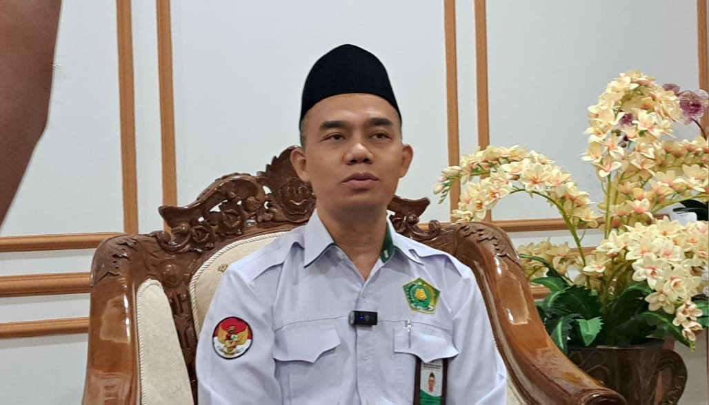Kepala Bidang PD Pontren Kanwil Kemenag Jateng, Moch Fatkhuronji menjelaskan kasus pencabulan di Pati, Selasa (5/5/2026). (bae)