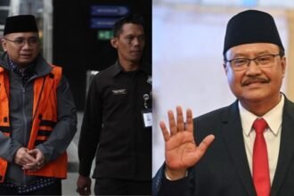KOLASE FOTO DUA TOKOH NU -- Kiri ke kanan: Yaqut Cholil Qoumas (Gus Yaqut) dan Saifullah Yusuf (Gus Ipul).