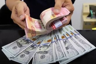 NILAI TUKAR RUPIAH - Ilustrasi nilai tukar rupiah terhadap dolar AS.