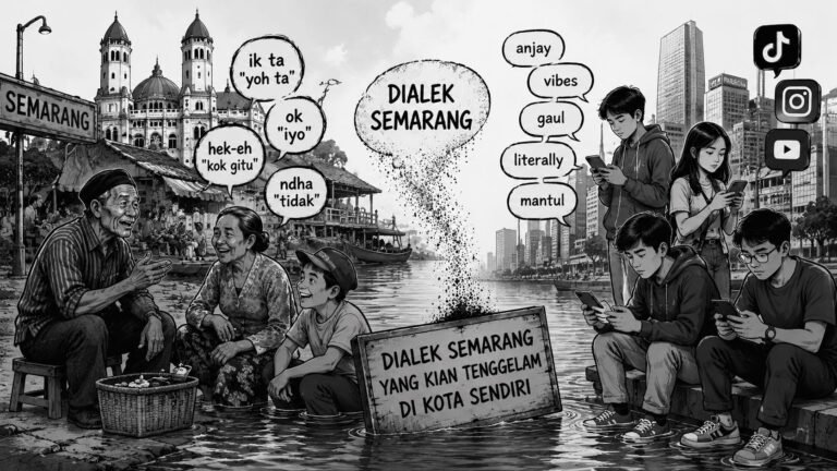 DIALEK SEMARANGAN - Dialek Semarangan bukan sekadar logat bahasa, tapi merupakan identitas.