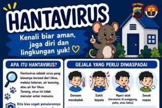 ANTISIPASI VIRUS--Selebaran berisi edukasi pencegahan Hantavirus yang dibuat Polda Jateng. (ist)