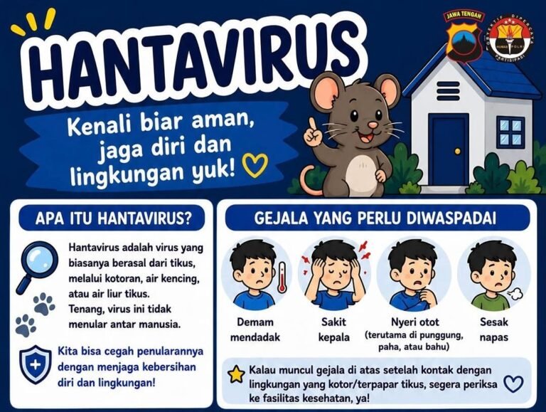 ANTISIPASI VIRUS--Selebaran berisi edukasi pencegahan Hantavirus yang dibuat Polda Jateng. (ist)